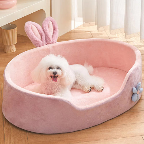 Detachable and Washable Pet Bed - Soft and Comfortable Sleeping Solution for Dogs and Cats, Suitable for All Seasons