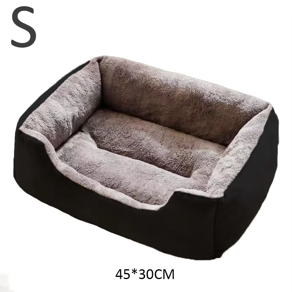 Premium Cat and Dog Bed with Cushions - Essential Pet Accessories and Habitat Supplies