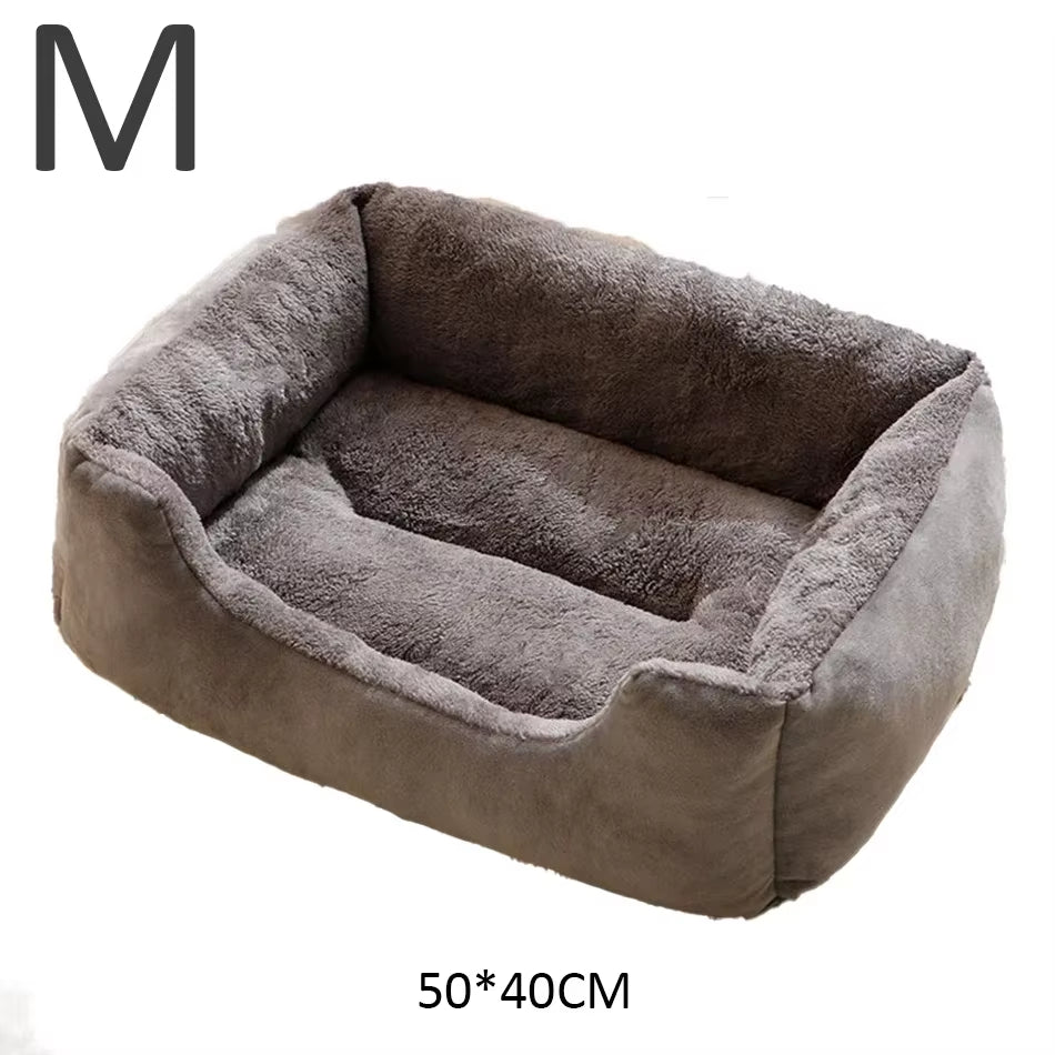 Premium Cat and Dog Bed with Cushions - Essential Pet Accessories and Habitat Supplies