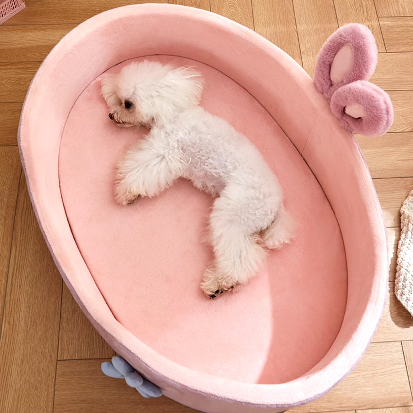 Detachable and Washable Pet Bed - Soft and Comfortable Sleeping Solution for Dogs and Cats, Suitable for All Seasons