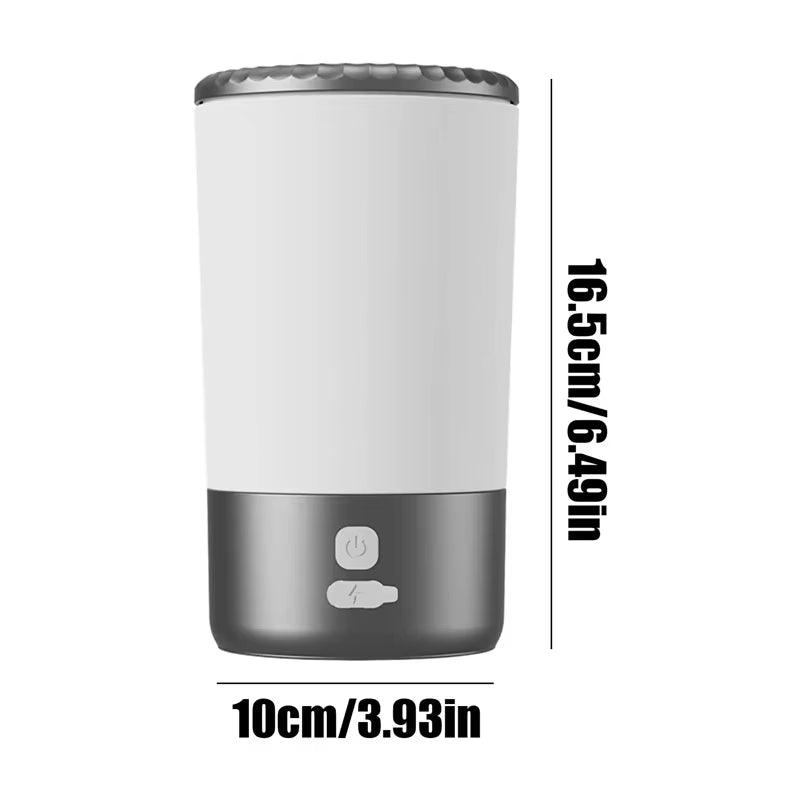 Automatic Portable Pet Paw Cleaner with Soft Silicone Brush, USB-C Rechargeable and Waterproof Design