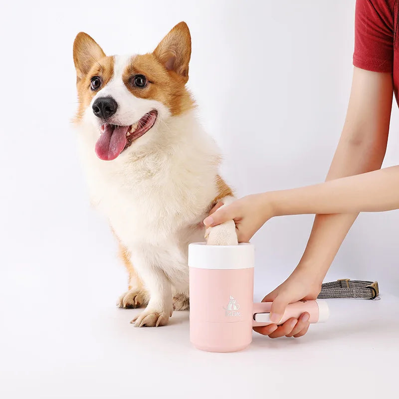 Pet Foot Cleaning Device - Dog and Cat Paw Washing Cup for Efficient Foot Hygiene