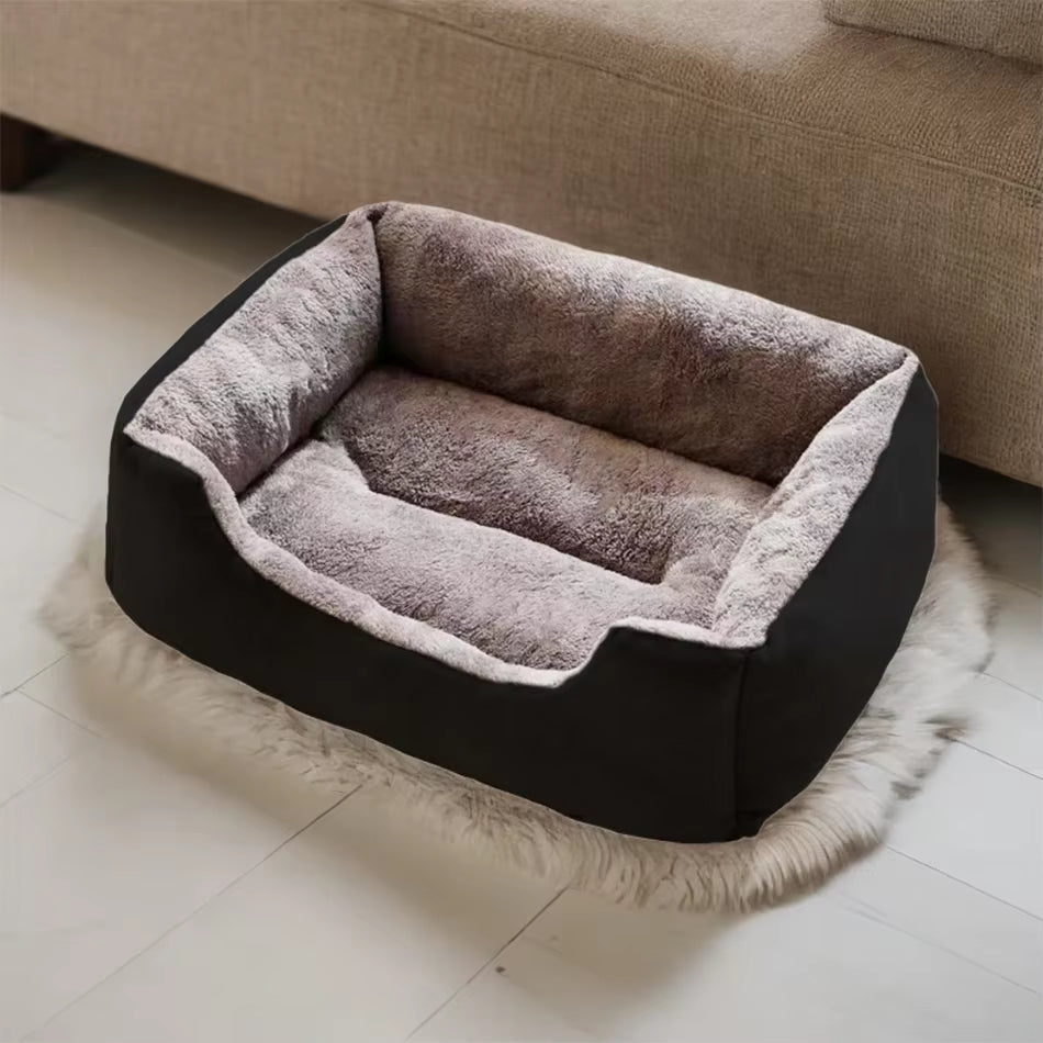 Premium Cat and Dog Bed with Cushions - Essential Pet Accessories and Habitat Supplies