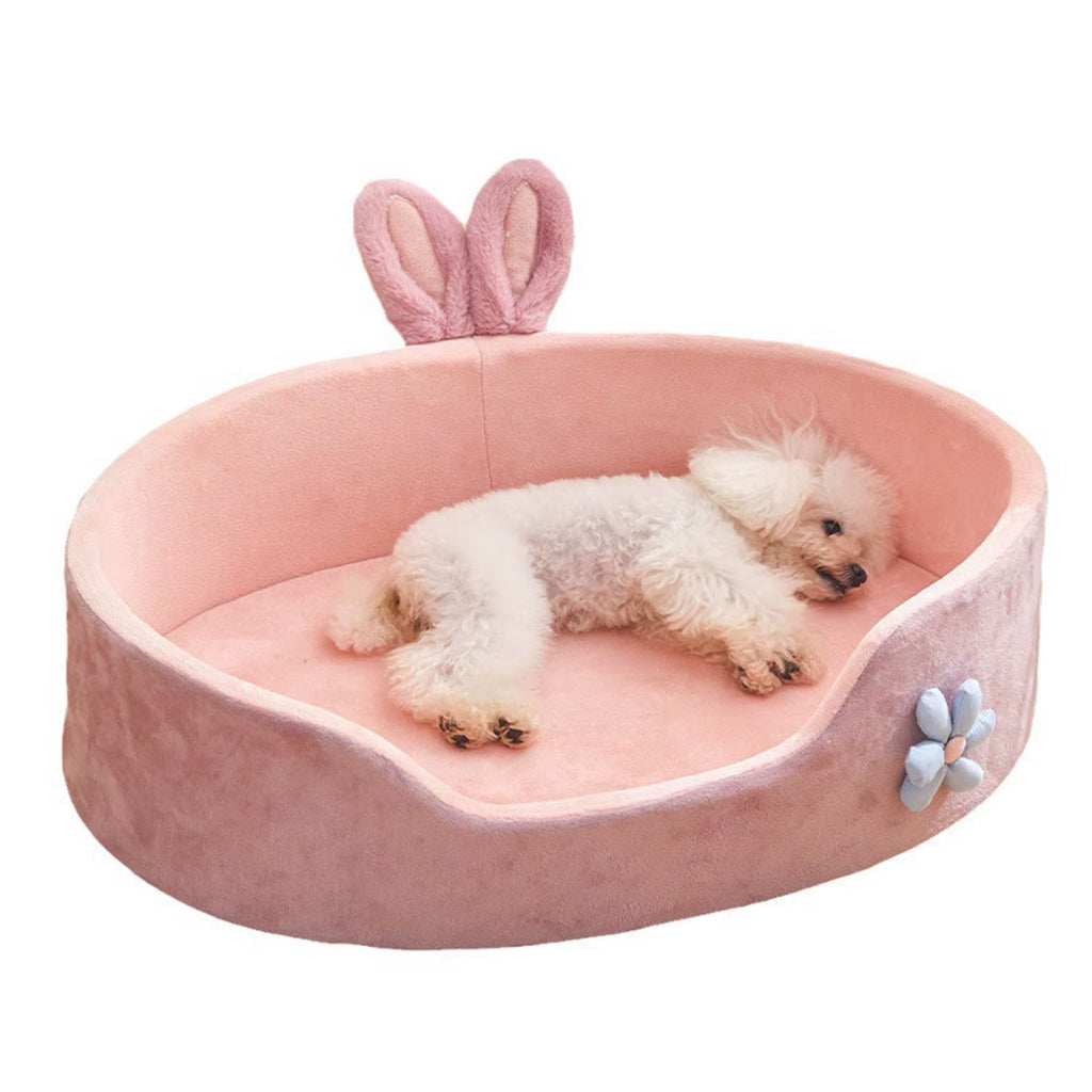 Detachable and Washable Pet Bed - Soft and Comfortable Sleeping Solution for Dogs and Cats, Suitable for All Seasons